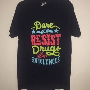 DARE blue t shirt sz MEDIUM